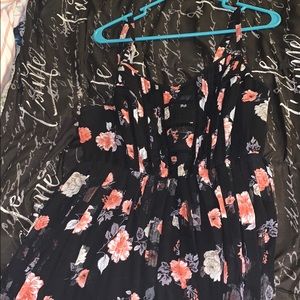 Torrid long floral dress